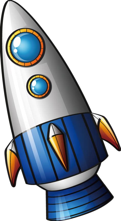 Cartoon Rocket Ship Png Free Logo Image