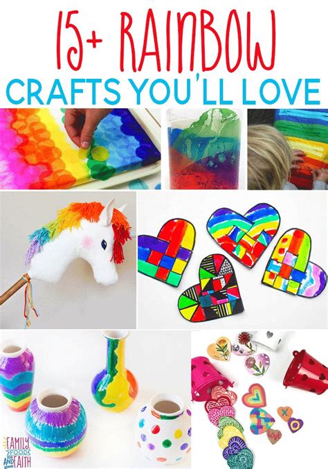 15 Colorful Rainbow Crafts Rainbow Crafts Craft Activities For Kids