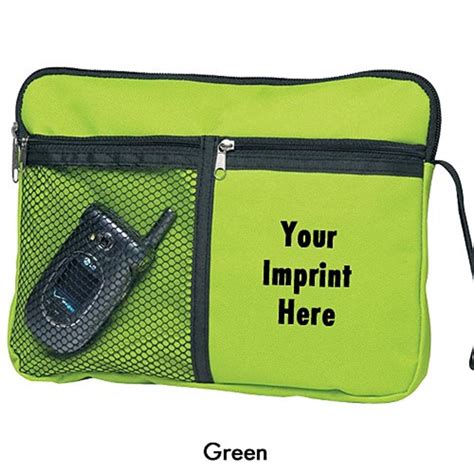 Multi Purpose Carrying Case With Zippered Compartments And Carrying Strap