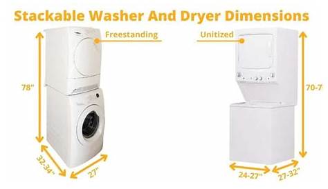 Washer And Dryer Dimensions: A Complete Size Guide – dimensionofstuff.com