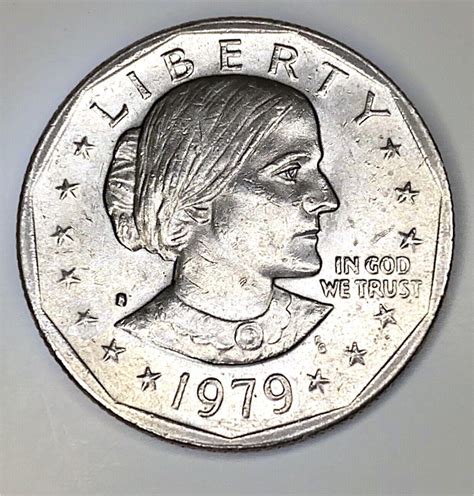 At Auction 1979 Susan B Anthony Liberty Rare Fg Frank Gasparro One