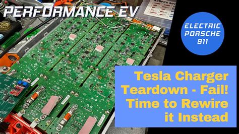 Tesla Onboard Charger Teardown Pt3 Failed To Take It Apart Time To