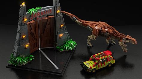 Support These Jurassic Park Legos For The Coolest T Rex You Can Get Your Hands On Giant