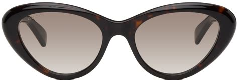 gucci tortoiseshell cat eye sunglasses ssense canada
