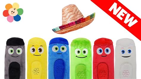 Learn Colors W Color Crew Plush Toys Coloring And Drawing For Kids W