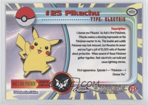 We did not find results for: 2000 Topps Chrome Pokemon TV Animation Edition - [Base ...