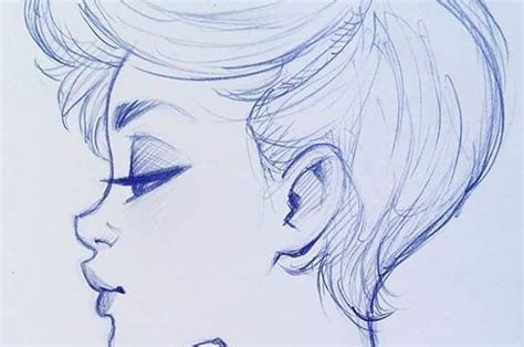 Female Face Side Profile Drawing How To Draw A Side Profile Art