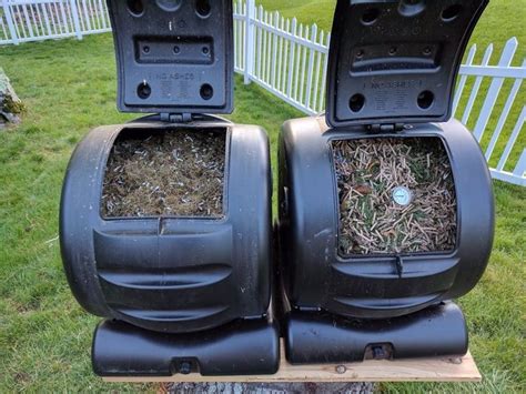 A Compact Rotating Compost Bin For Gardeners Who Want To Recycle Their