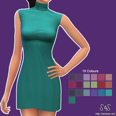Sims 4 Ccs The Best Dress By Simista