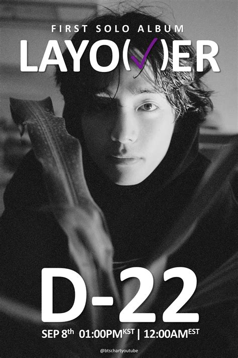 Bts On ⁷ On X V Solo Album Layover D 22 Release On Friday September 8th 1pm Kst V Layover