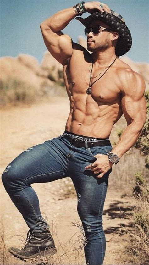 Hot Country Men Country Style Black Cowboys Hunks Men Male Hunks