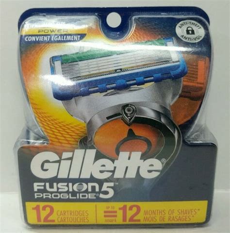 gillette fusion5 proglide men s razor blade refills 12 count for sale online ebay