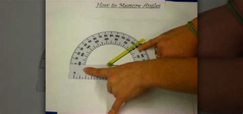 How To Use A Protractor In Geometry Math Wonderhowto