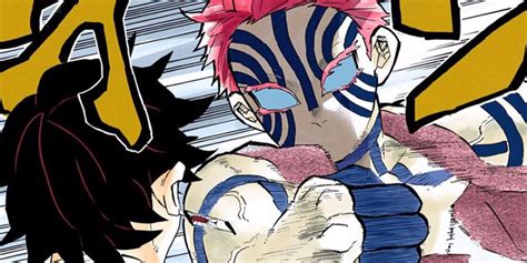 Tanjiro Vs Akaza Colored