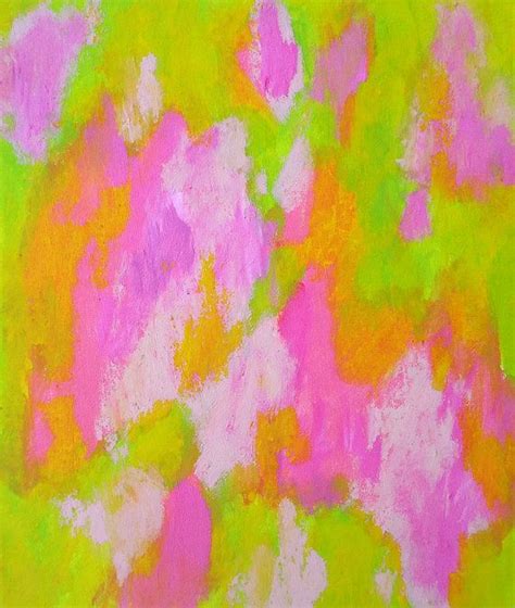 Original Abstract Oil Painting Canvas Art Bright Pink Etsy Abstract