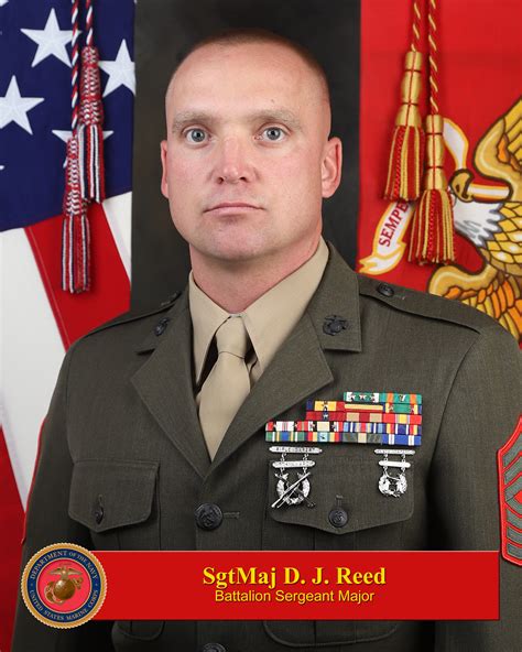 Sergeant Major D J Reed 1st Marine Logistics Group Home