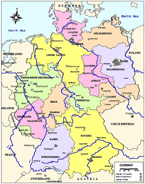 Map Of Germany With Cities