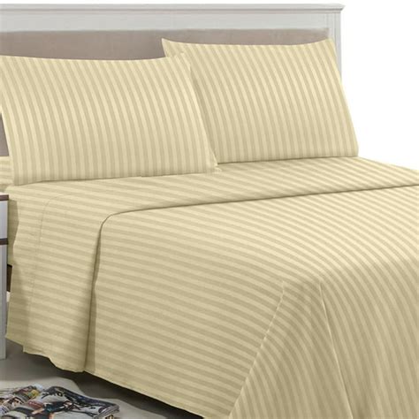 Egyptian Comfort 4 Piece Bed Sheet Set Deep Pocket 1800 Count Hotel Bed