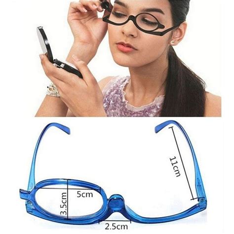 magnifying folding rotating makeup glasses glasses makeup eye makeup glasses
