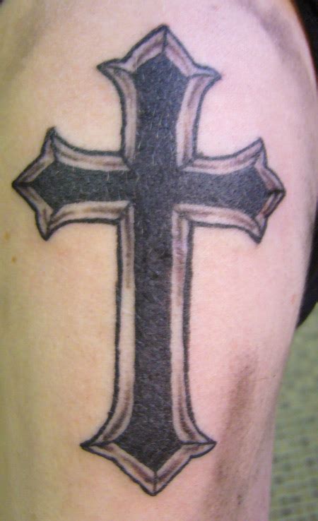 Black Cross Tattoo Design Tattoomagz › Tattoo Designs
