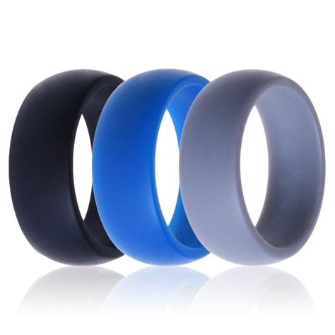 Qalo Mens Silicone Wedding Ring Silicone Rings Designed For Everyday