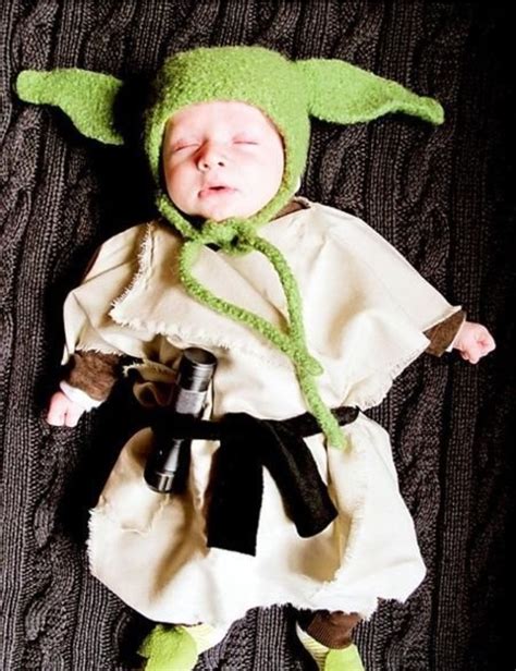 Funny Baby Star Wars Yoda Costume Funny Pinterest