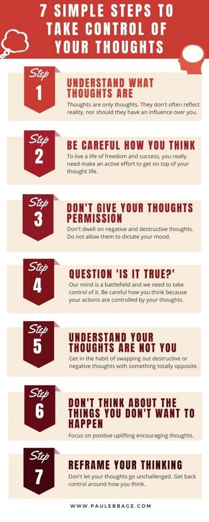 7 Simple Steps To Take Control Of Your Thoughts