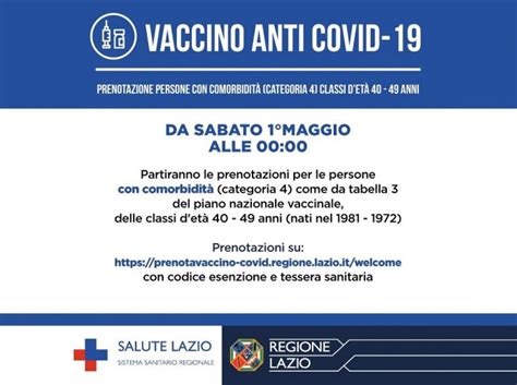 Vaccini in lombardia, moratti, ai giornalisti: Vaccino anti-Covid, da sabato 1° maggio prenotazioni per ...