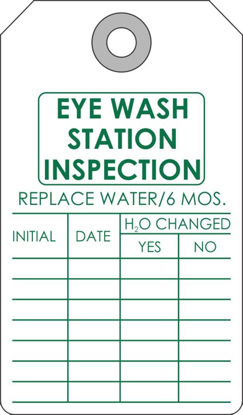 Eyewash station maintenance log template business project schedule & timeline templates here you are at our site, content 4635 (8 eyewash station maintenance logte7179) xls published by @excel templates format. Custom Printed Inspection Tags | EzeePrinting