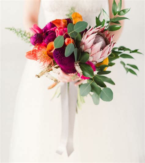 Artificial flowers silk peony bouquet fake rose floral wedding home party decor. A Silk Flower Depot Blog: Modern Tropical Wedding