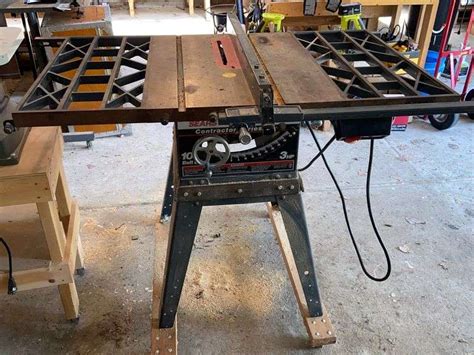 Craftsman Contractor Series Table Saw Mclaughlin Auctioneers Llc Mc