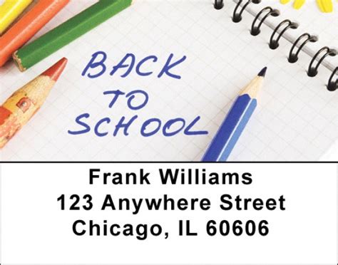 Back To School Address Labels