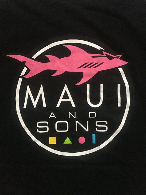 Maui And Sons Shirt Etsy Maui And Sons Surf Logo Maui