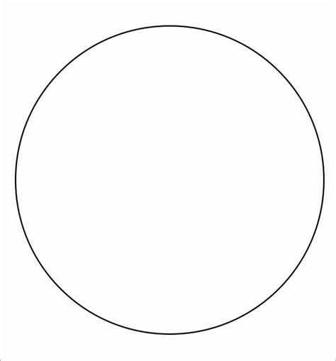 1 Inch Circle Template Elegant Circle Template Printable Circle