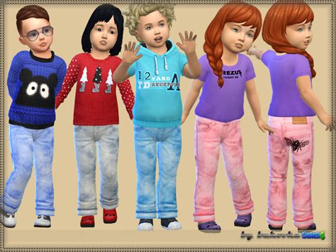 The Sims Resource Denim Toddler