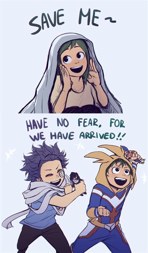 Midoriya Inko & Midoriya Izuku & Shinsou Hitoshi My Hero Academia