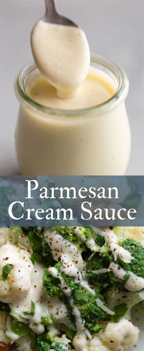 Quick Parmesan Cream Sauce Recipe Sauce Fanatic Recipe Cream