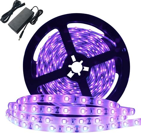 Ygs Tech Super Bright 60 Watts Uv Black Light Led Strip 164ft5m 3528