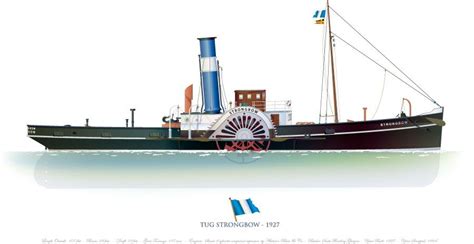 Strongbow Paddle Steamer Tugboat Free Ship Plans Model Boat Plans
