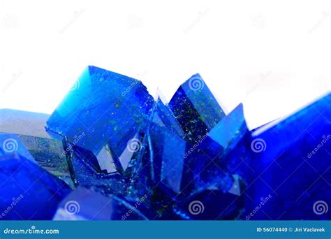 Blue Vitriol Mineral Stock Photo Image Of Copper Sulfate 56074440