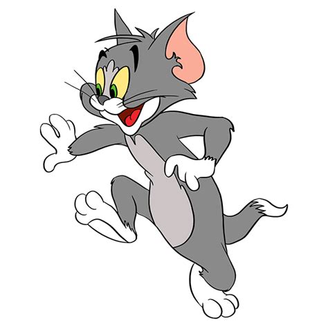 How To Draw Tom From Tom And Jerry Really Easy Drawing Tutorial