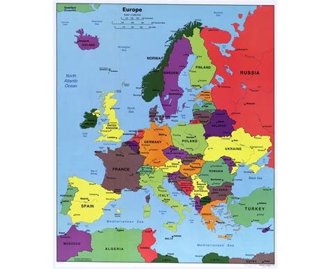 Map Of Europe And Capitals 88 World Maps