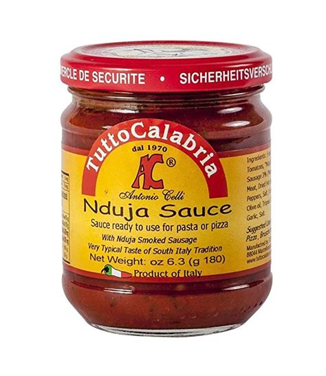 Calabrian Nduja Sauce By Tutto Calabria 63 Ounce