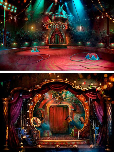 Dark Circus Set Design Theatre Circus Aesthetic