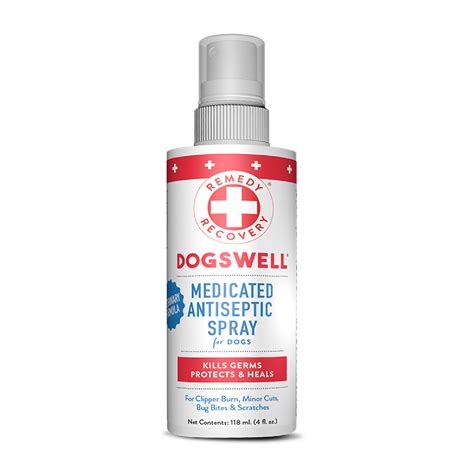 Dogswell Remedyrecovery Medicated Antiseptic Spray For Dogs 4 Fl Oz