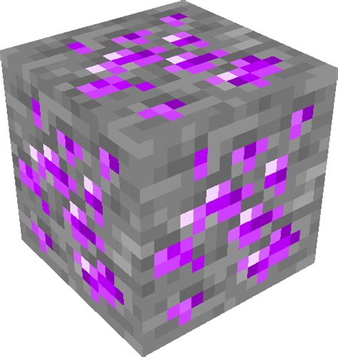 Minecraft Block Editor Purple Diamond Ore Tynker