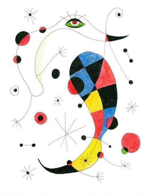 17 Best Images About Joan Miro Art Project For Kids On Pinterest