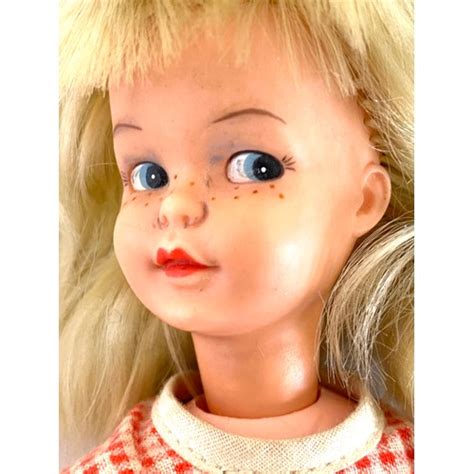 Vintage 1967 Ideal Toy Giggles Doll Moving Eyes Giggle Not Working