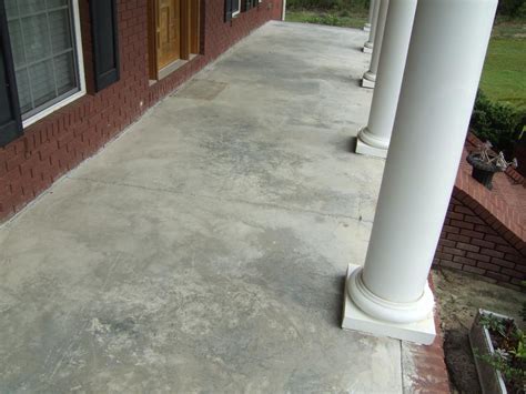 We at southern wood flooring are very conscious of not only those with allergies but the environment for our generation and generations to come. Southern Concrete Designs LLC - Photo Gallery 2 | Concrete porch, Porch flooring, Concrete walkway
