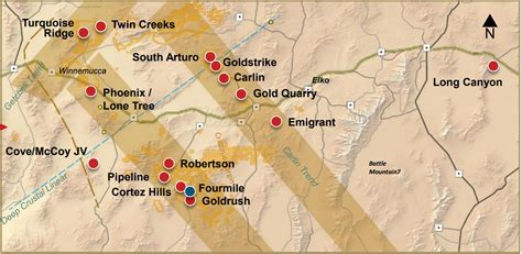 Gold Mines Map